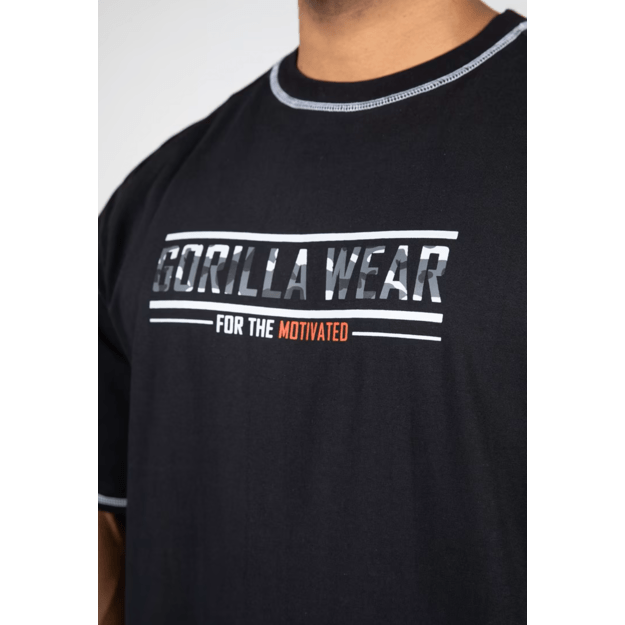 Gorilla Wear Saginaw Oversized T-Shirt - Black