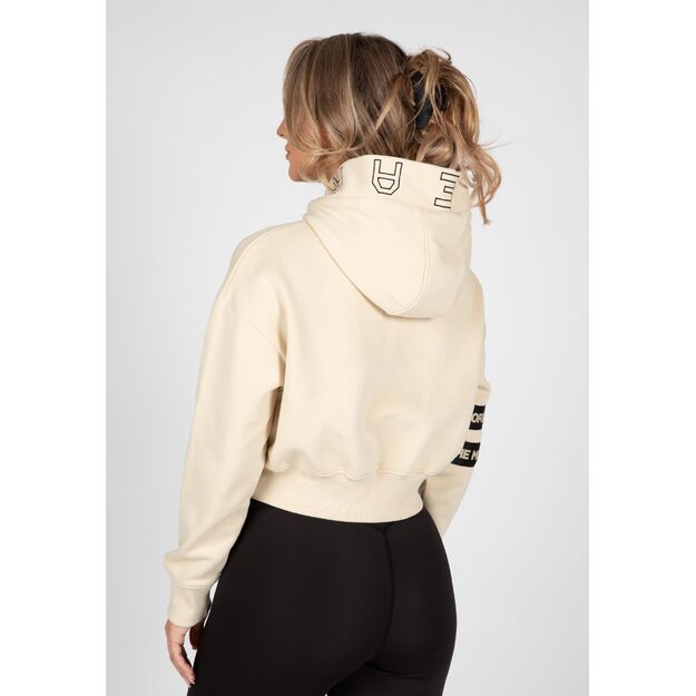 Gorilla Wear Tracey Cropped Hoodie - Beige