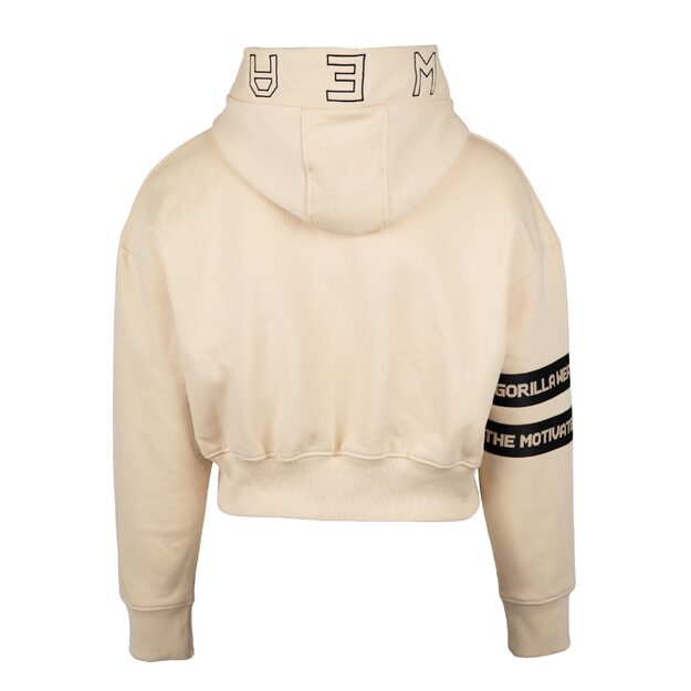 Gorilla Wear Tracey Cropped Hoodie - Beige