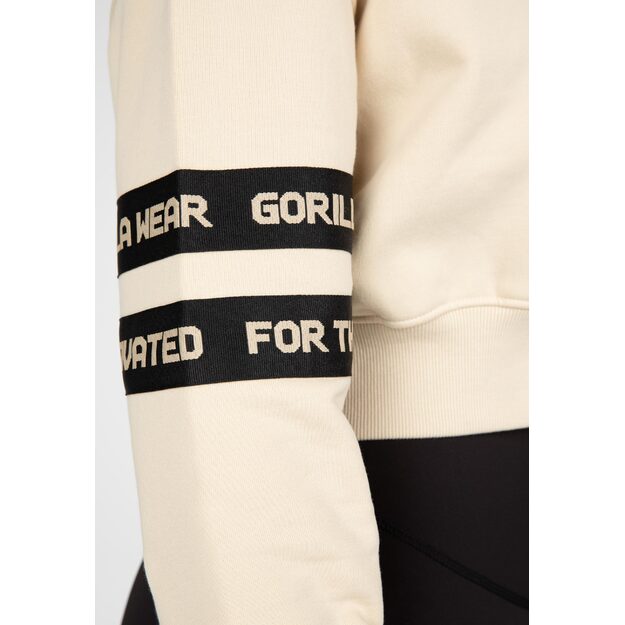 Gorilla Wear Tracey Cropped Hoodie - Beige