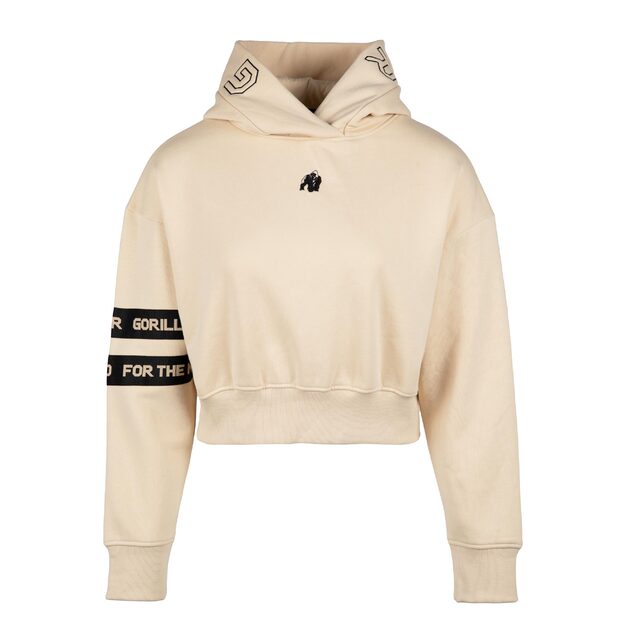 Gorilla Wear Tracey Cropped Hoodie - Beige