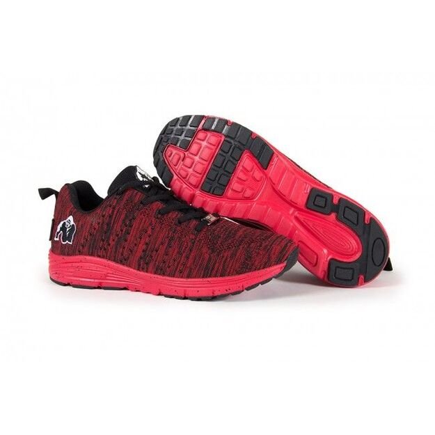 Gorilla Wear Brooklyn Knitted sneakers Red/Black