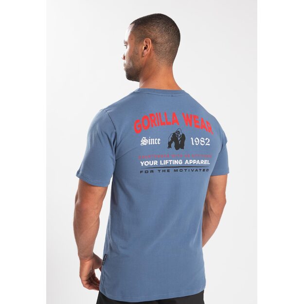 Gorilla wear Warren T-Shirt - Coronet Blue