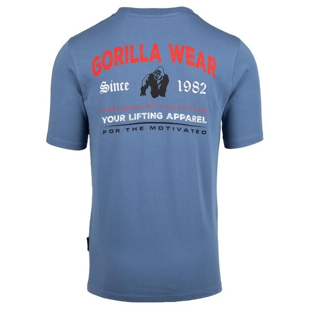 Gorilla wear Warren T-Shirt - Coronet Blue