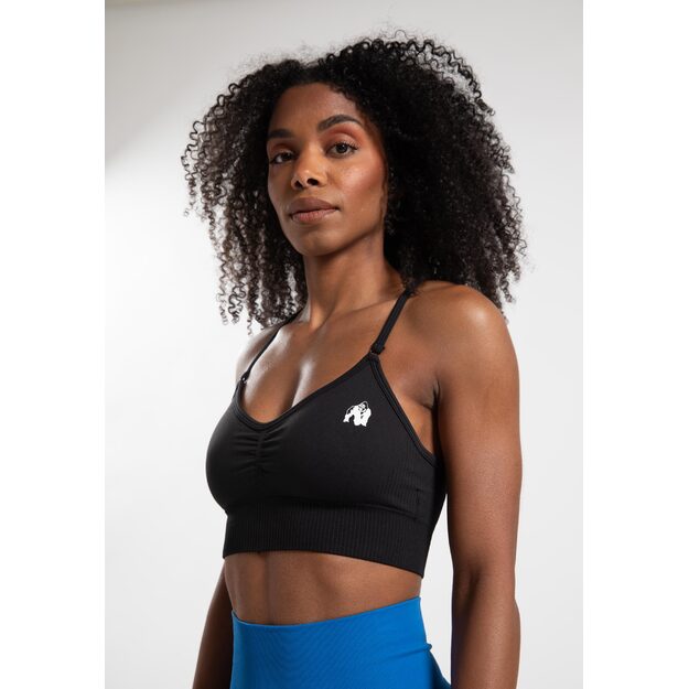 Gorilla Wear Olivia Seamless Sports Bra - Black