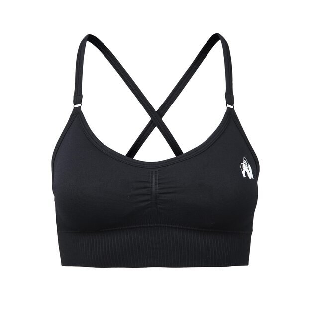 Gorilla Wear Olivia Seamless Sports Bra - Black