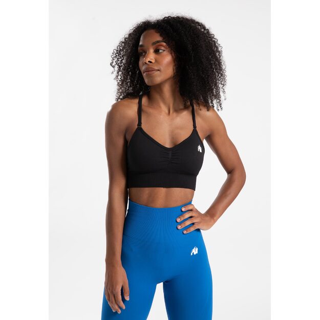 Gorilla Wear Olivia Seamless Sports Bra - Black