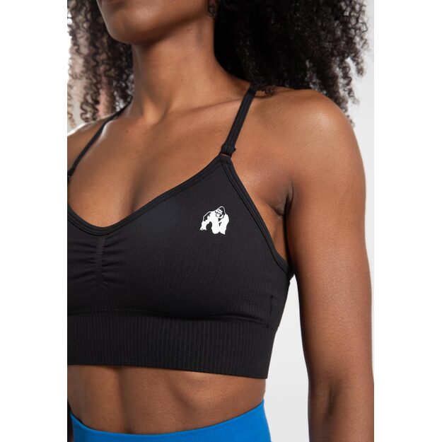 Gorilla Wear Olivia Seamless Sports Bra - Black