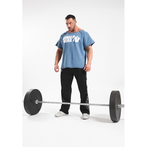 Gorilla Wear Classic Work out Top - Coronet Blue