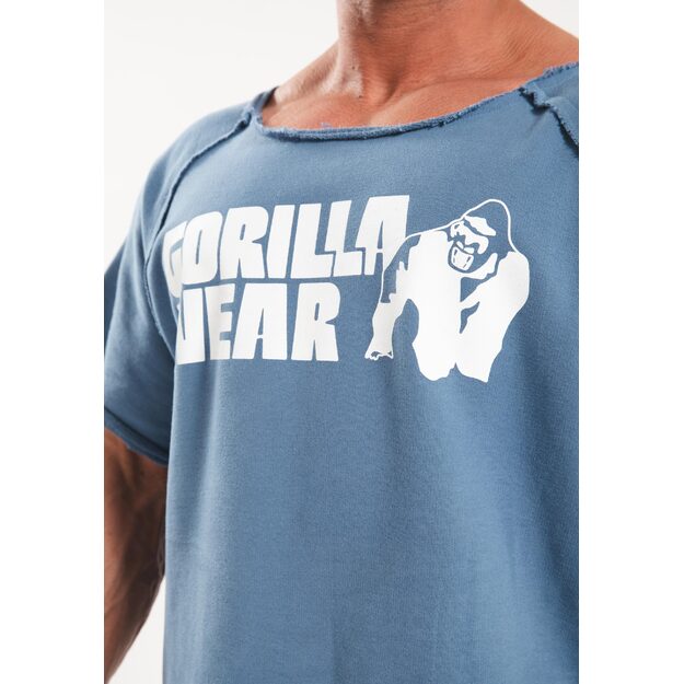 Gorilla Wear Classic Work out Top - Coronet Blue