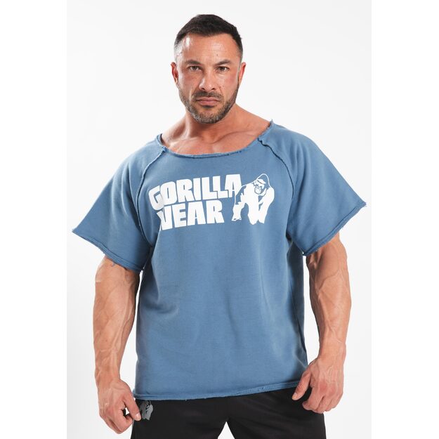 Gorilla Wear Classic Work out Top - Coronet Blue