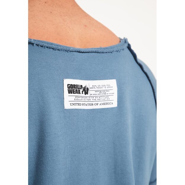 Gorilla Wear Classic Work out Top - Coronet Blue