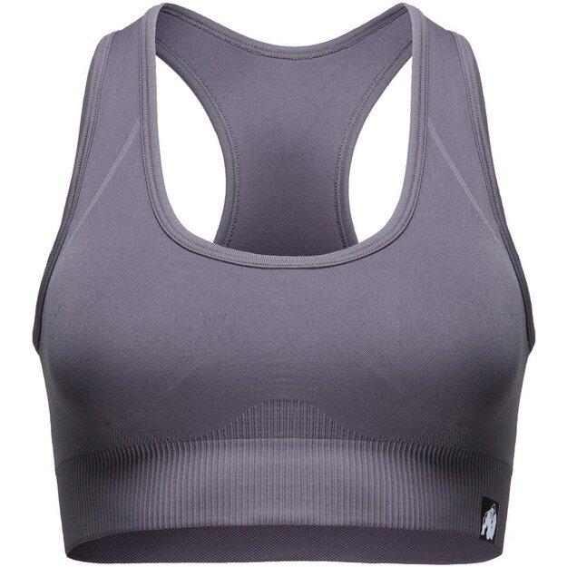 Gorilla Wear Yava Seamless Sports Bra - Gray