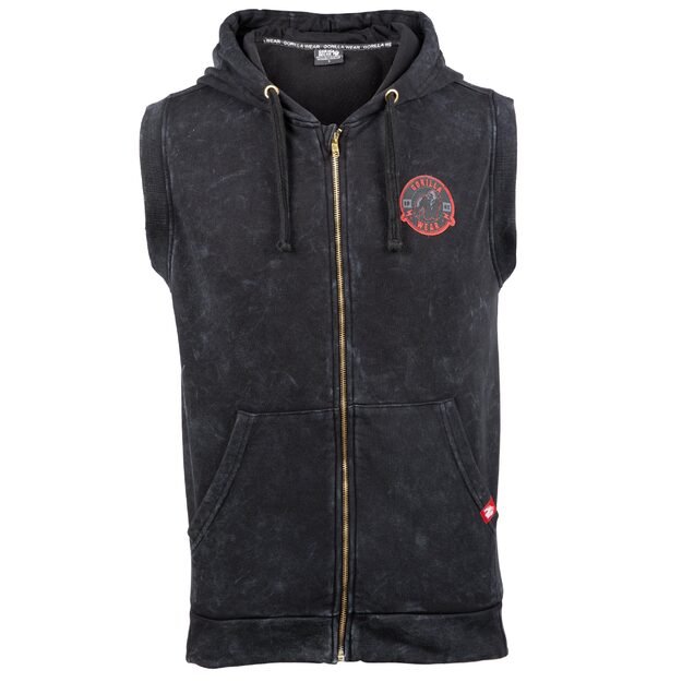 Gorilla Wear Silverdale Sleeveless Hoodie - Black