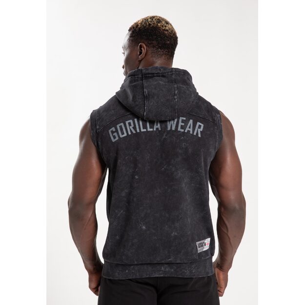 Gorilla Wear Silverdale Sleeveless Hoodie - Black