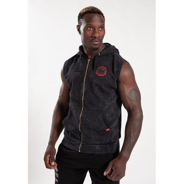 Gorilla Wear Silverdale Sleeveless Hoodie - Black