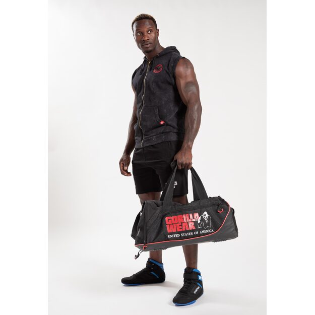 Gorilla Wear Silverdale Sleeveless Hoodie - Black 1 Gorilla Wear Silverdale Sleeveless Hoodie - Black 1