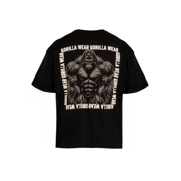 Gorilla Wear Philip Oversized T-Shirt - Black 8