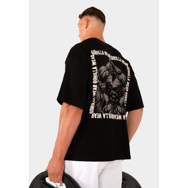 Gorilla Wear Philip Oversized T-Shirt - Black 2