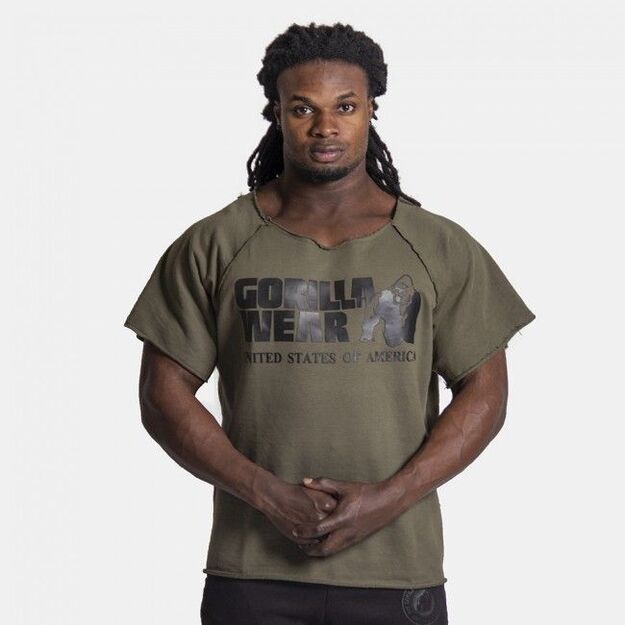 Gorilla Wear Classic Work Out TOP ARMY GREEN