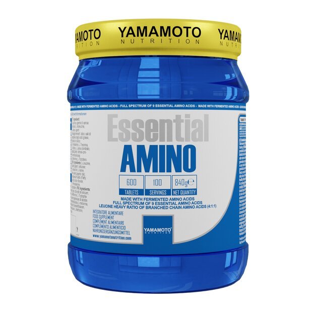 Yamamoto Nutrition ESSENTIAL AMINO 600 tab (EAA) Yamamoto Nutrition ESSENTIAL AMINO 600 tab (EAA)