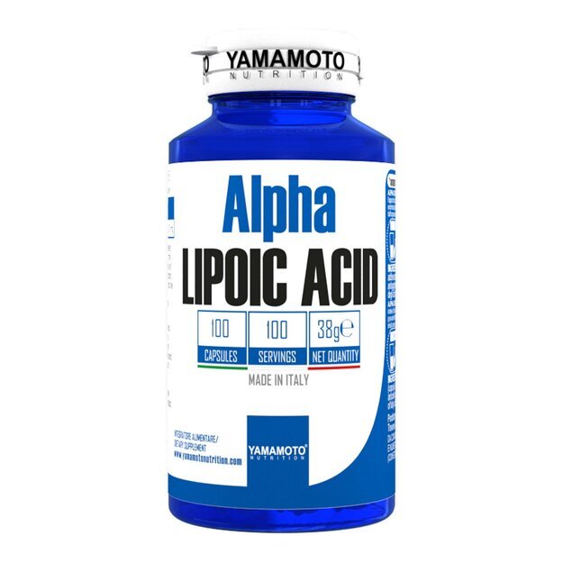 Yamamoto Nutrition Alpha Lipoidic Acid 100 kaps Yamamoto Nutrition Alpha Lipoidic Acid 100 kaps