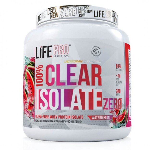 Life Pro Clear Isolate Zero 800 g  1 Life Pro Clear Isolate Zero 800 g  1
