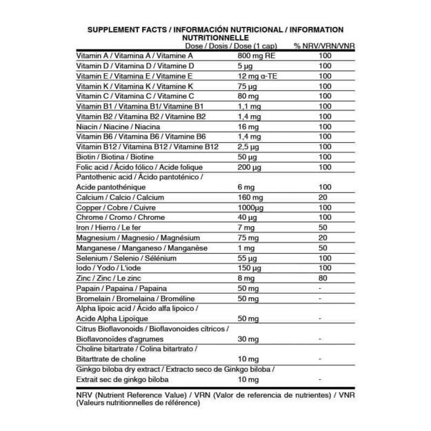 Life Pro Daily Vits 180 caps (net 180 dienų) 1 Life Pro Daily Vits 180 caps (net 180 dienų) 1