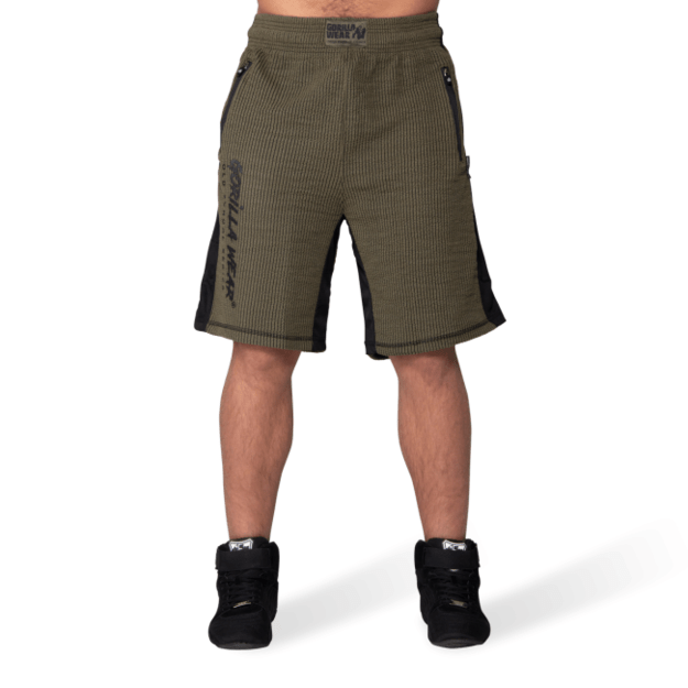 Gorilla Wear Augustine Old School Shorts - Army Green