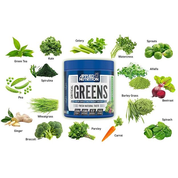 Applied Nutrition Critical Greens 30 porc. 250g  1 Applied Nutrition Critical Greens 30 porc. 250g  1