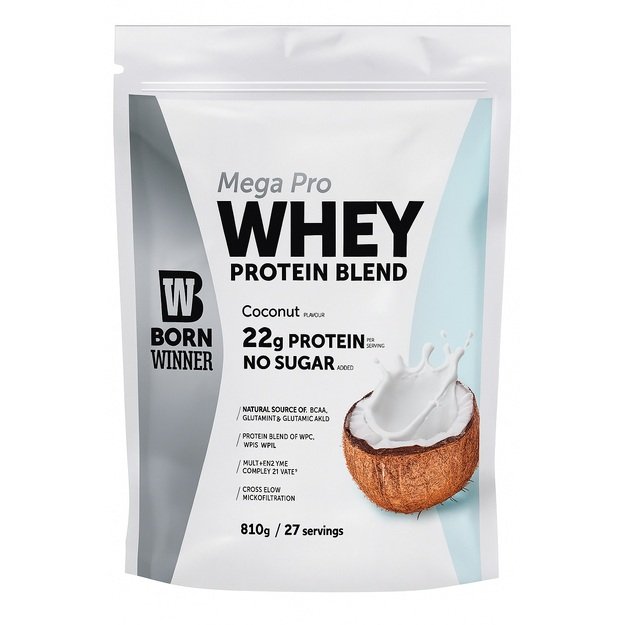 BW Whey Protein 810 g Kokosų BW Whey Protein 810 g Kokosų