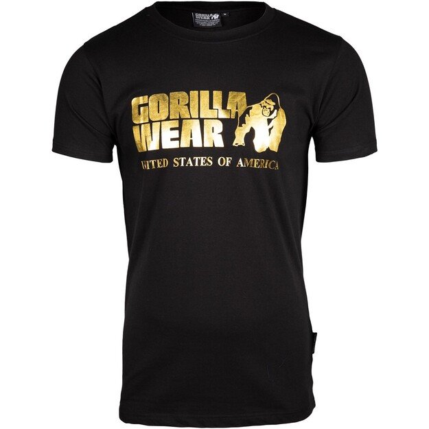 Gorilla Wear Classic T-shirt - Black/Gold