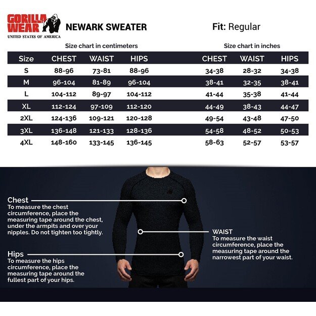 Gorilla Wear Newark Sweater - Blue