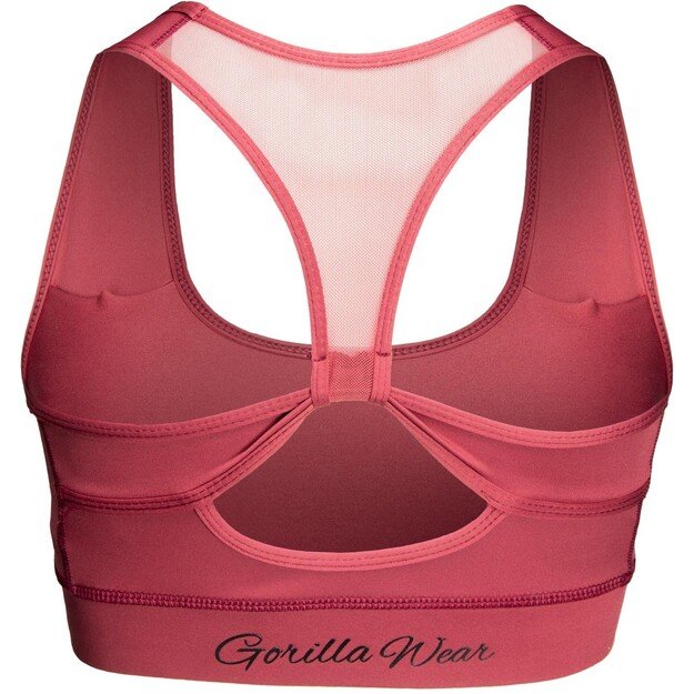 Gorilla Wear Meta Sports Bra - Burgundy Red