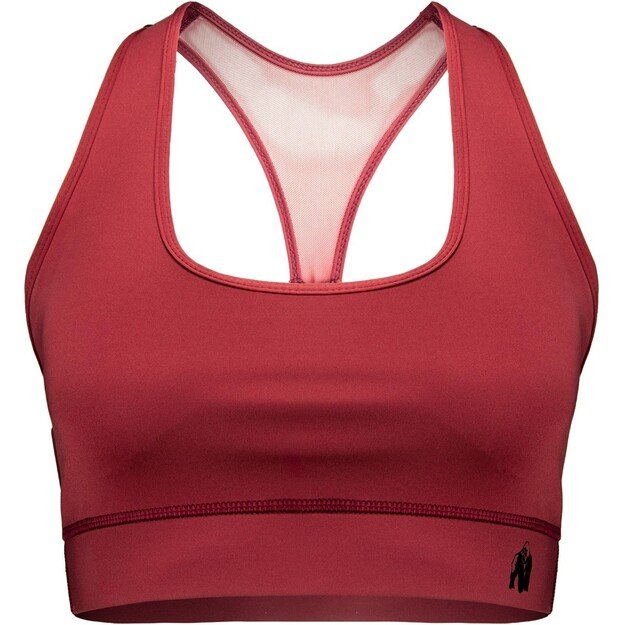 Gorilla Wear Meta Sports Bra - Burgundy Red