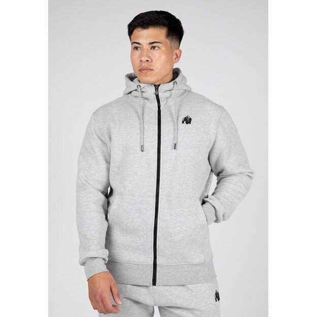 Gorilla Wear Kennewick Zipped Hoodie - Gray