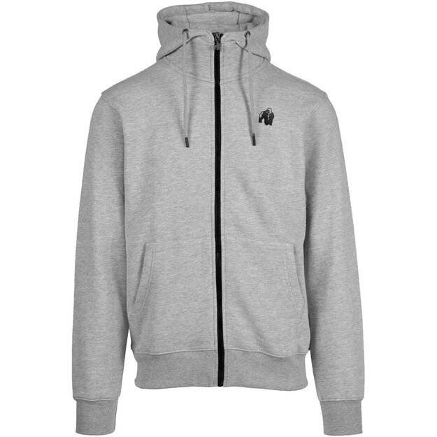 Gorilla Wear Kennewick Zipped Hoodie - Gray