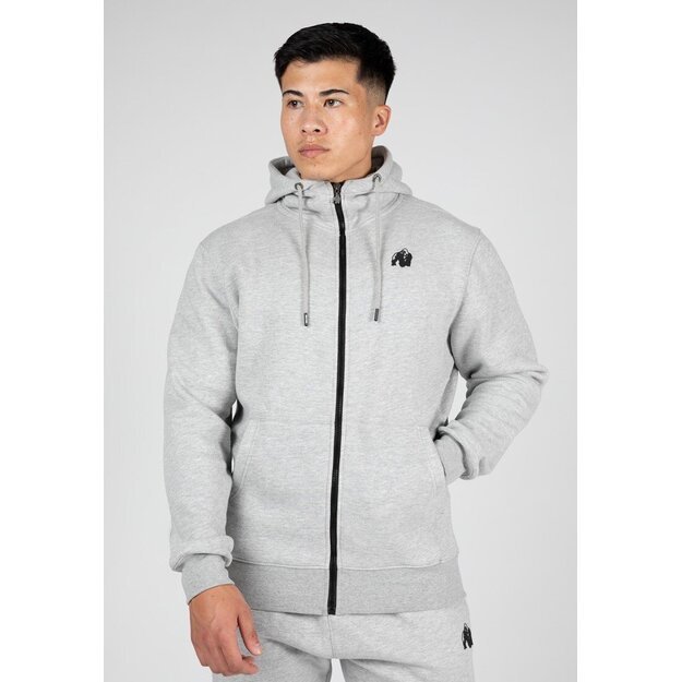 Gorilla Wear Kennewick Zipped Hoodie - Gray 1