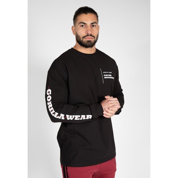 Gorilla Wear Boise Oversized Long Sleeve - Black