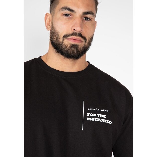 Gorilla Wear Boise Oversized Long Sleeve - Black