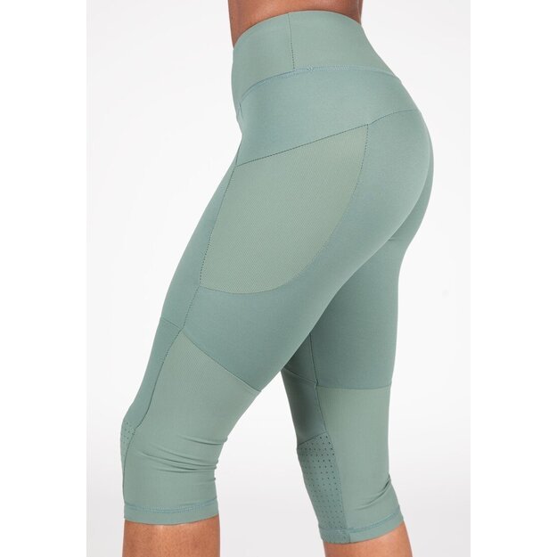 Gorilla Wear Monroe Cropped Leggings - Green