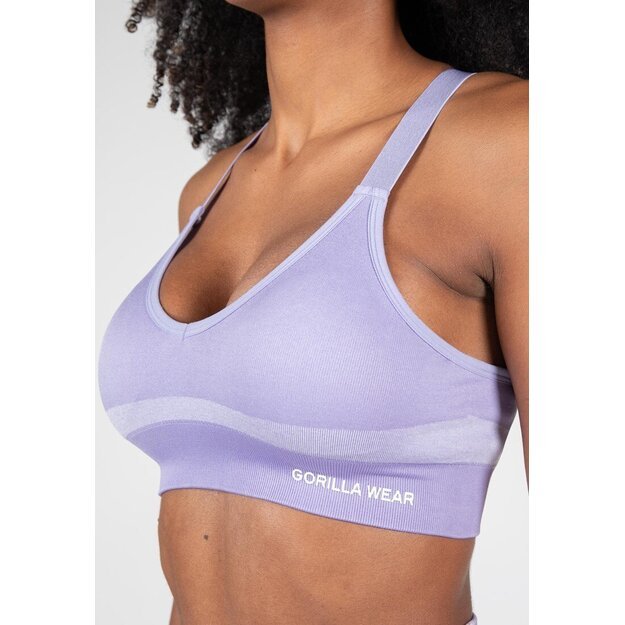 Gorilla Wear Selah Seamless Sports Bra - Lilac