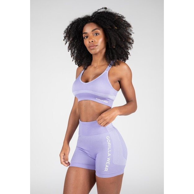 Gorilla Wear Selah Seamless Sports Bra - Lilac