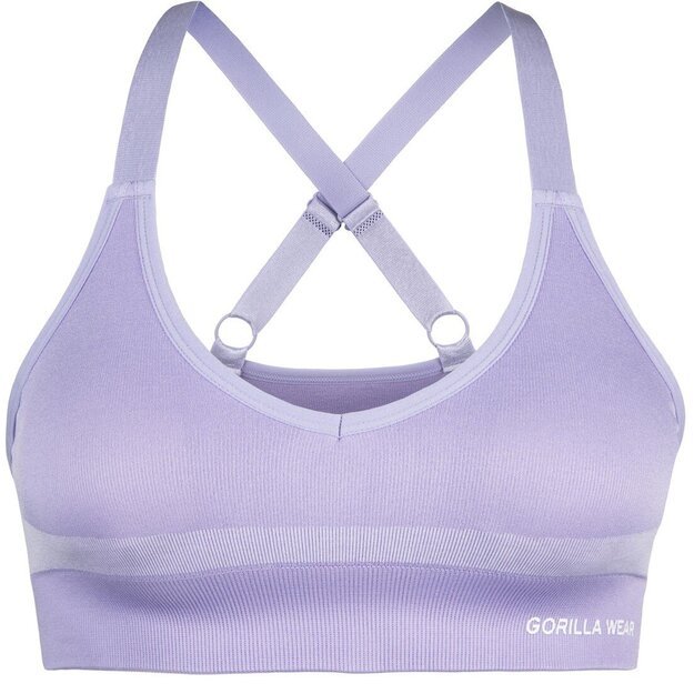 Gorilla Wear Selah Seamless Sports Bra - Lilac