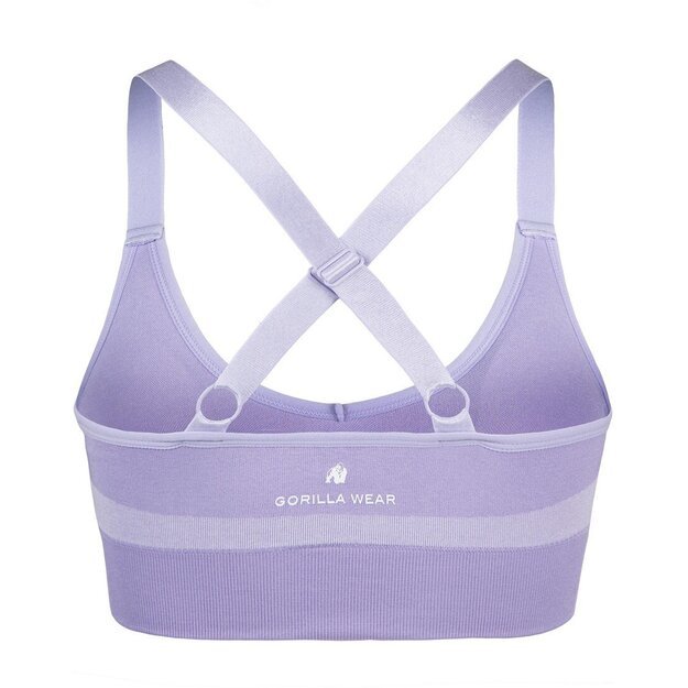 Gorilla Wear Selah Seamless Sports Bra - Lilac