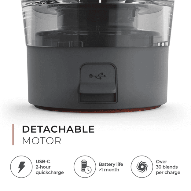 Promixx Pro Electric Shaker 600 ml Graphite Grey
