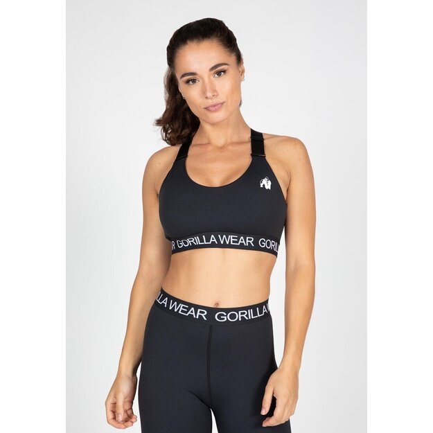 Gorilla Wear Colby Sports Bra - Black 1