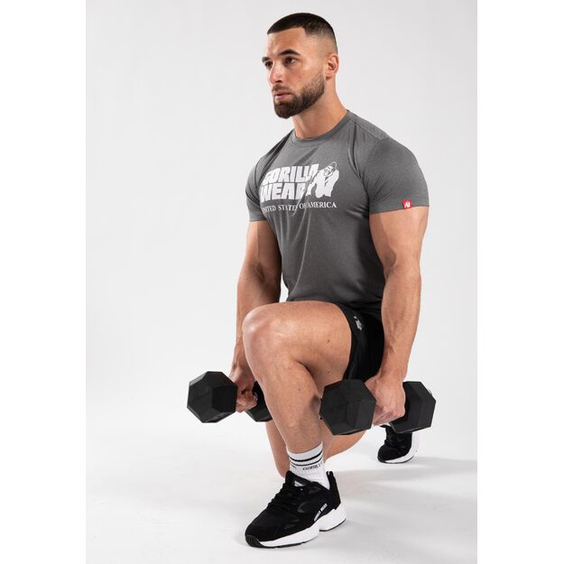 Gorilla Wear Classic Training T-Shirt - Gray Melange