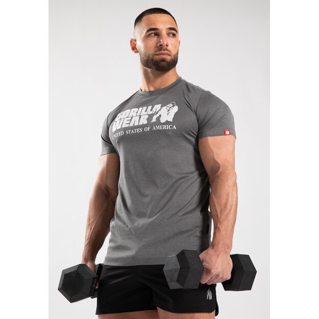 Gorilla Wear Classic Training T-Shirt - Gray Melange