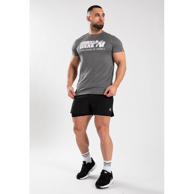 Gorilla Wear Classic Training T-Shirt - Gray Melange